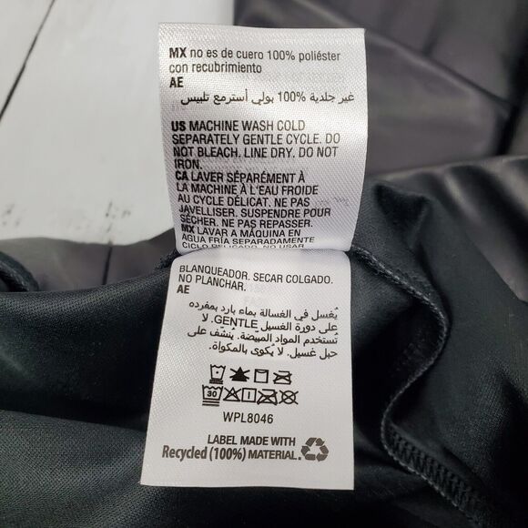 Morgan Taylor Faux Leather Womens Pants Size XL Black Stretchy Pull on - Picture 9 of 11